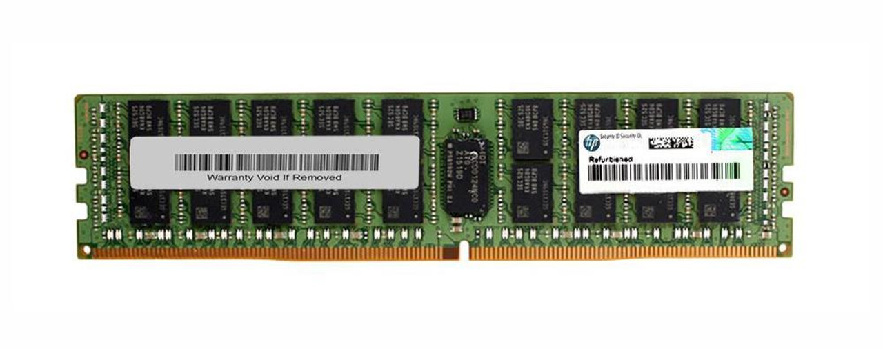 854596-B21 HP 32GB PC4-19200 DDR4-2400MHz Registered ECC CL17 288-Pin DIMM 1.2V Dual Rank Memory Module