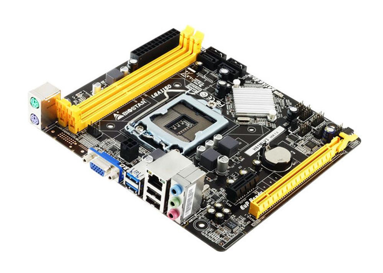 H81MLV3 Biostar H81 Chipset Socket LGA1150 2Dimm VGA M-ATX Motherboard (Refurbished)