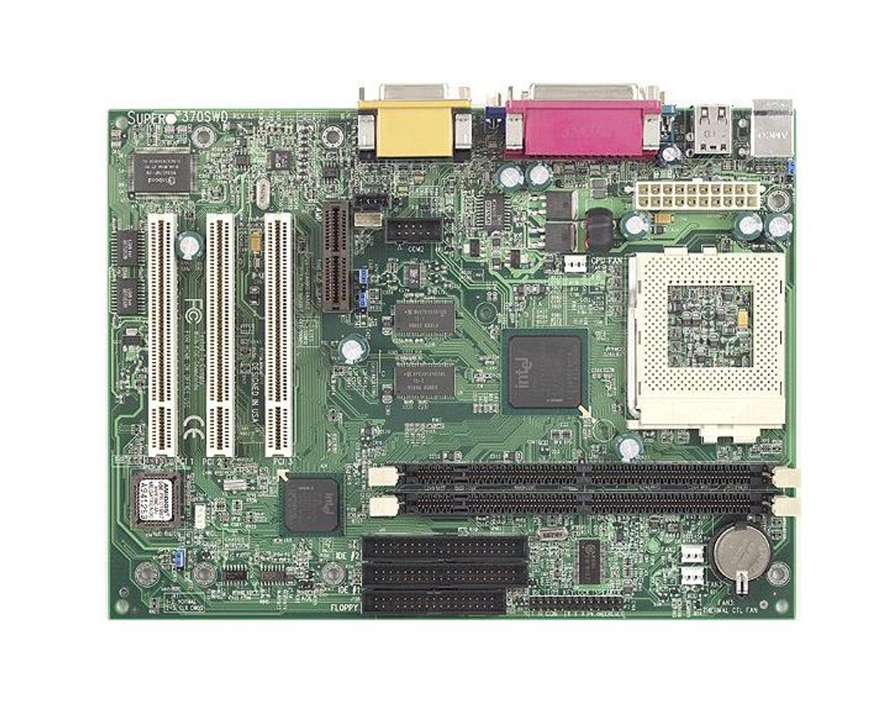 370SSM SuperMicro Motherboard Socket 370 AGP PCI AMR A (Refurbished)