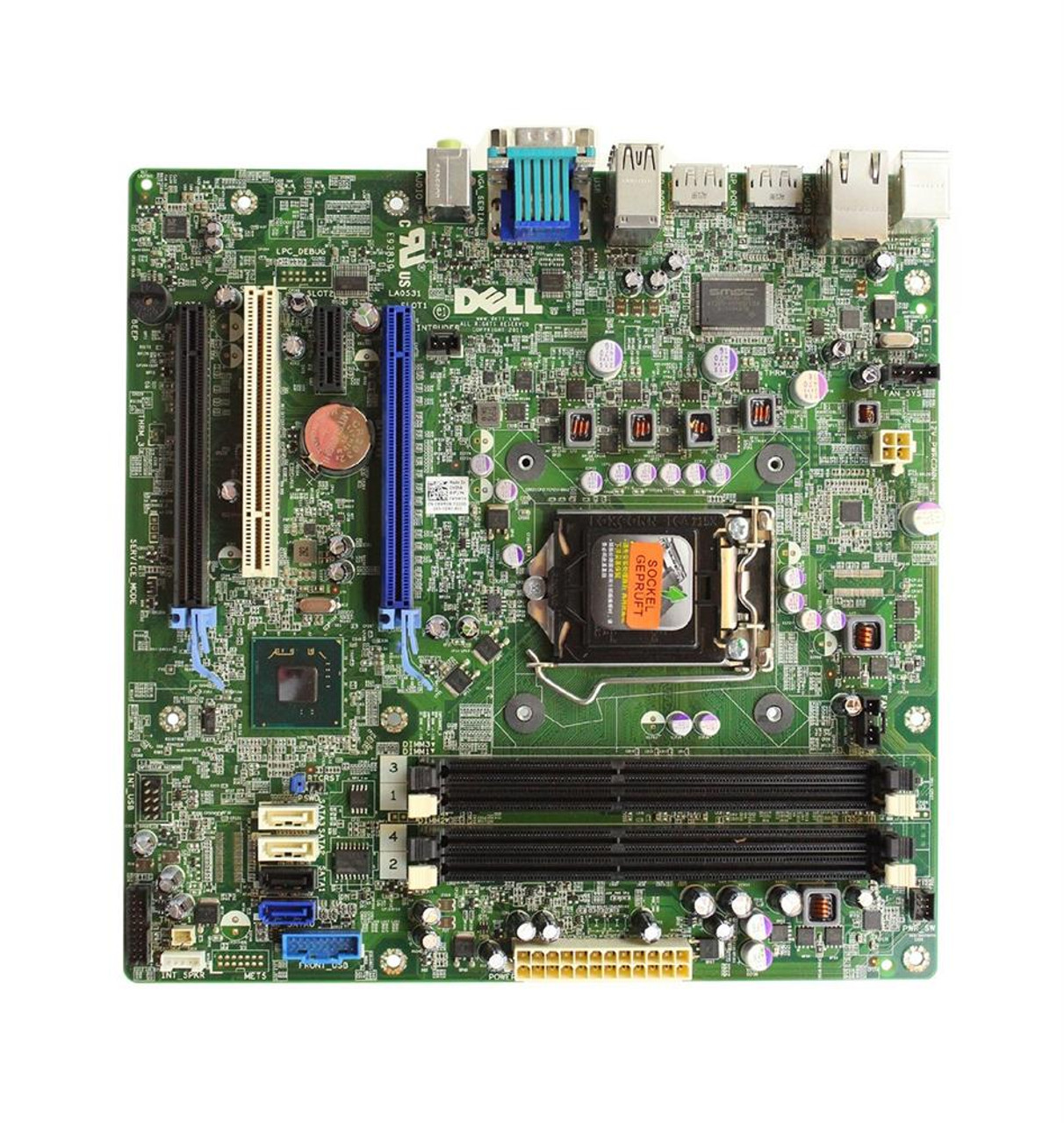 0X9M3X Dell System Board (Motherboard) for Precision WorkStation T1650 (Refurbished)