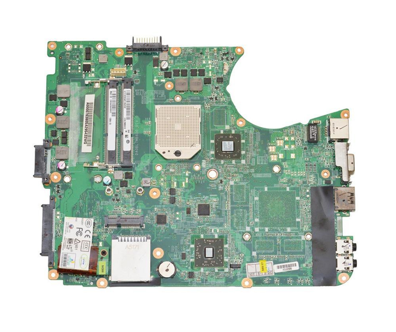 DA0BL7MB6D0 Toshiba System Board (Motherboard) for Satellite L655 L655D  (Refurbished)