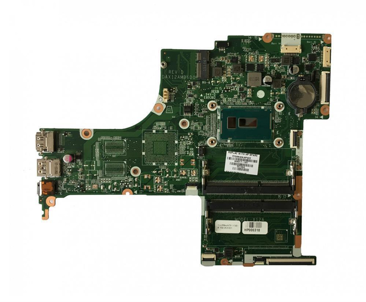 809318-601 HP System Board (Motherboard) With Intel Core i5-5200U CPU for Pavilion 17-g101dx Notebook (Refurbished)