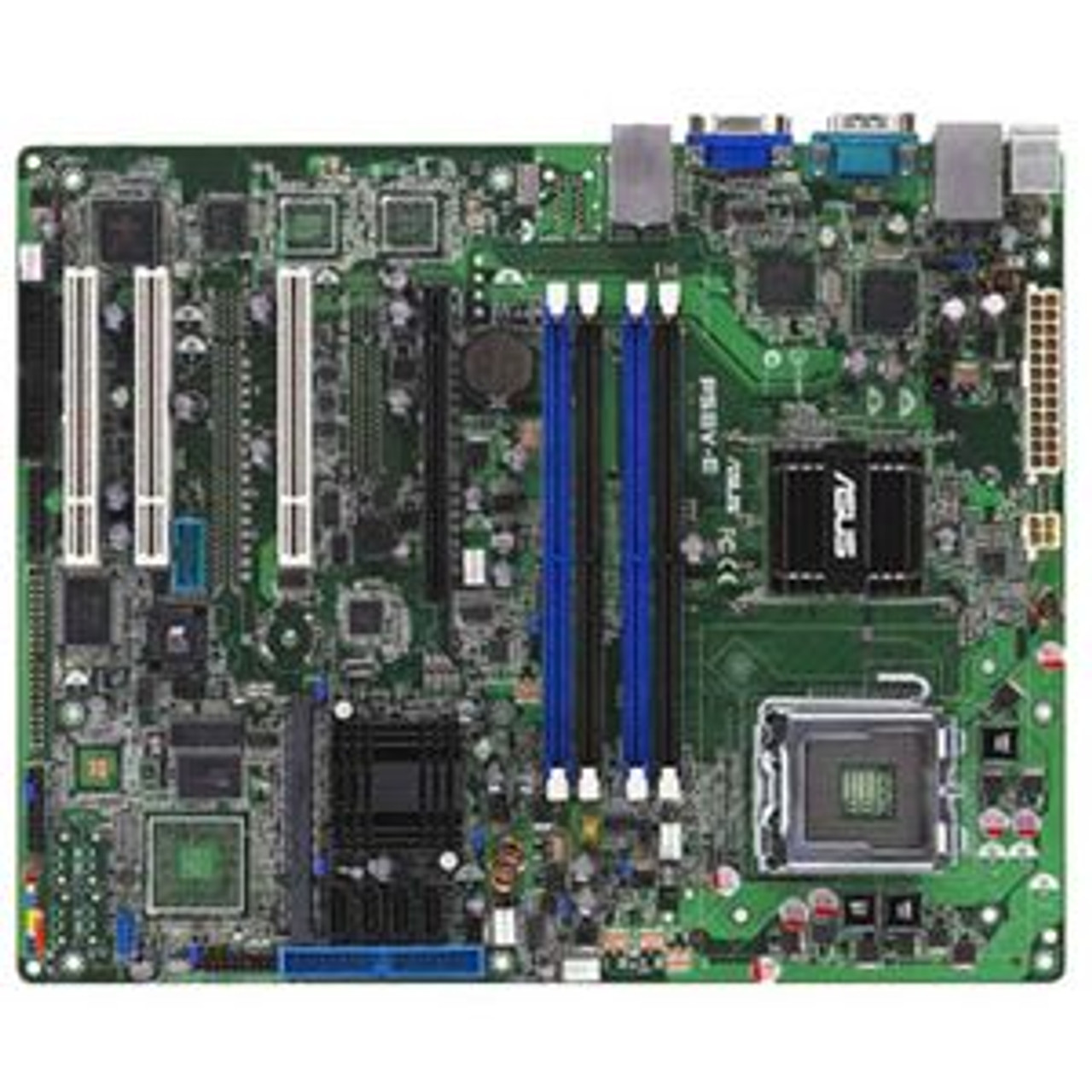 P5BV-E ASUS ATX Intel 3200 Chipset Xeon 3200/3000 Core 2 Duo CPU FSB Upto 1333MHz (Refurbished)
