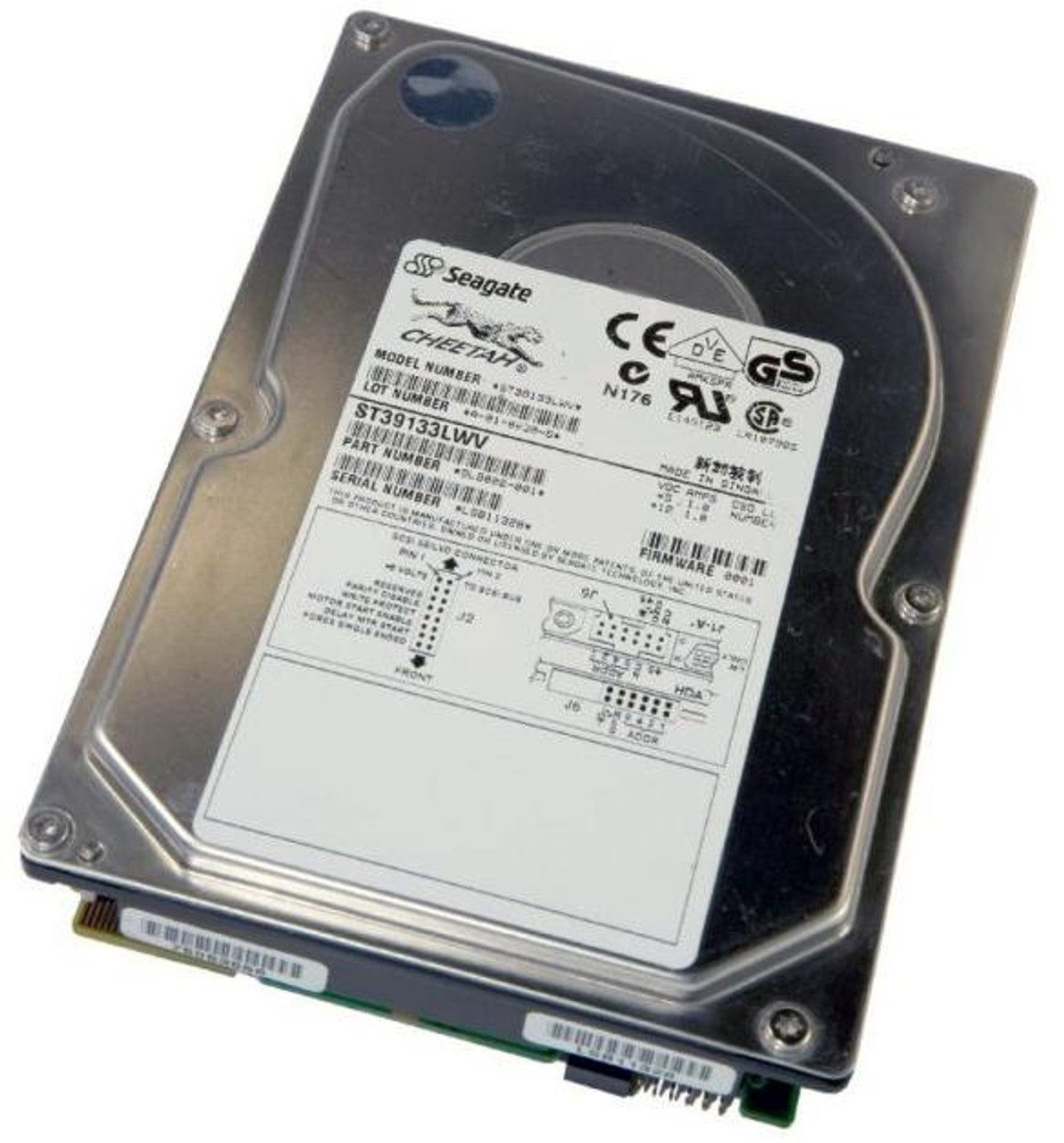 ST39133LWV Seagate Cheetah 18LP 9.1GB 10000RPM Ultra-160 SCSI 68-Pin 4MB Cache 3.5-inch Internal Hard Drive