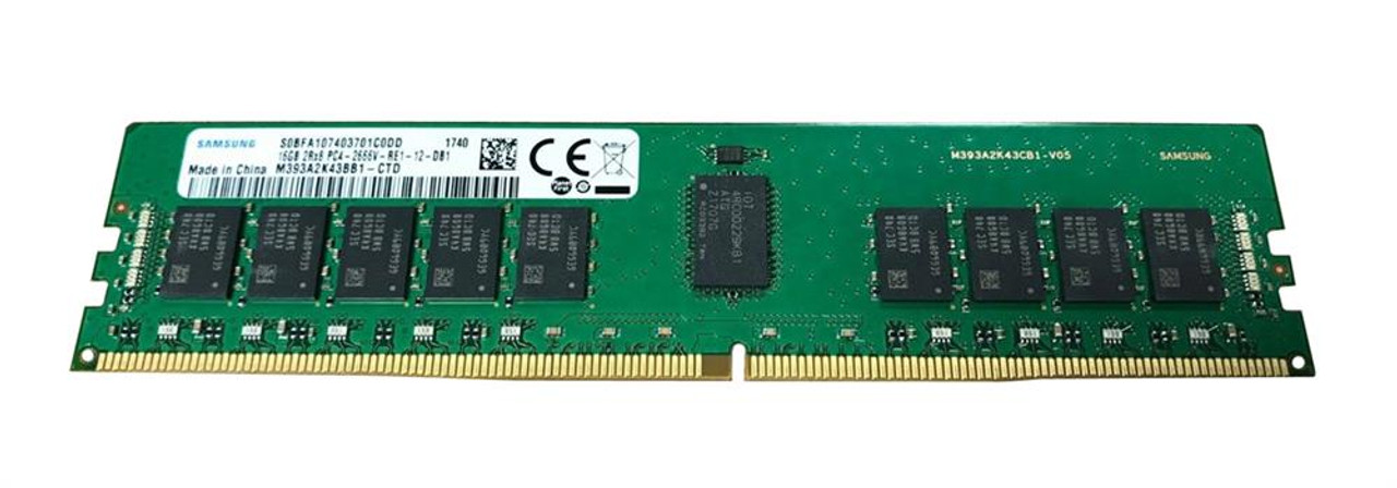 M393A2K43BB1-CTD Samsung 16GB PC4-21300 DDR4-2666MHz Registered ECC CL19  288-Pin DIMM 1.2V Dual Rank Memory Module