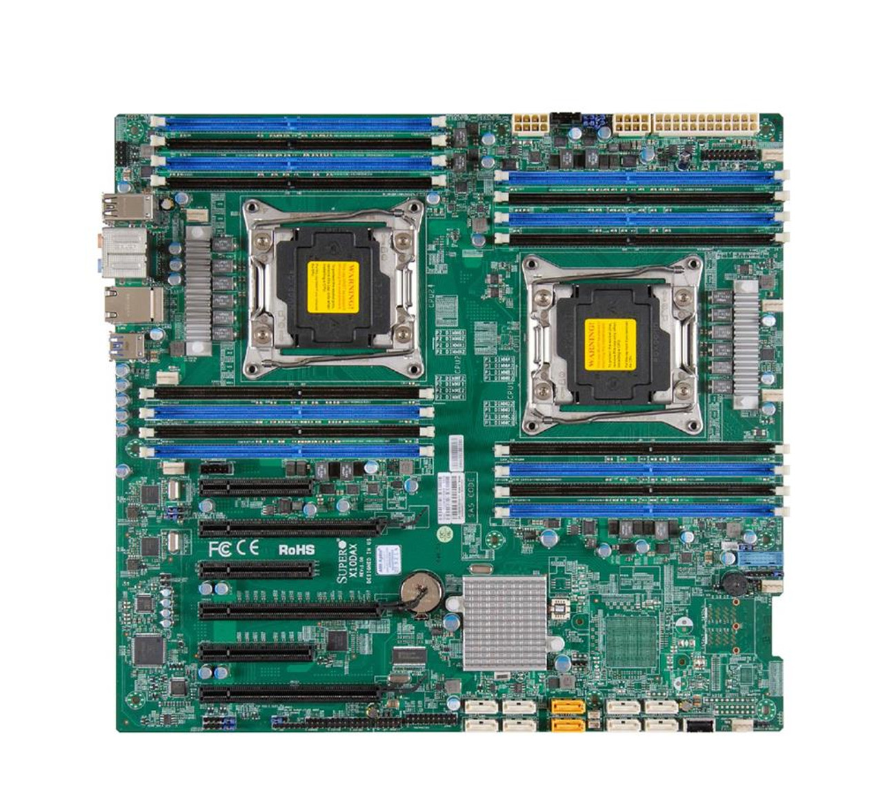 MBX10DAXB SuperMicro X10DAX Dual Socket R3 LGA 2011 Xeon E5-2600 v4 / v3 Intel C612 Chipset DDR4 16 x DIMM 10 x SATA 6Gbps E-ATX Server Motherboard