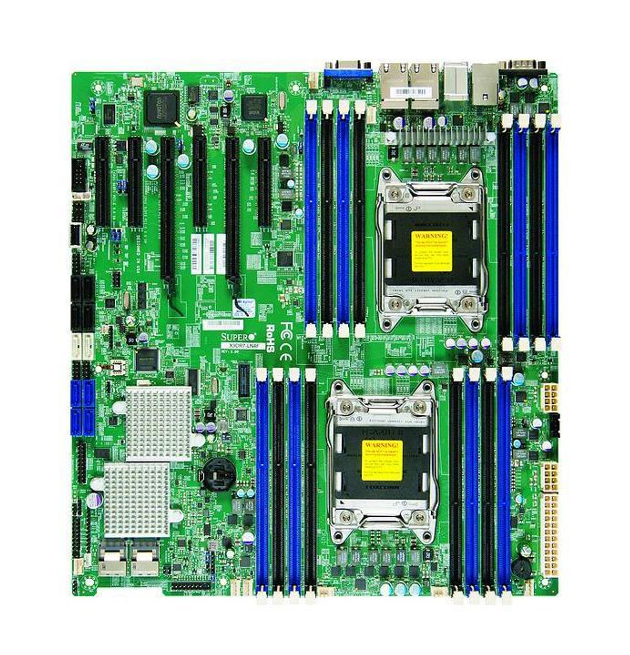 X9DR7TFB SuperMicro X9dr7 Tf B Dual LGA2011 Intel C602j DDR3 SATA3 SAS2 V 2GBe EExtended-ATX Server Motherboard (Refurbished)