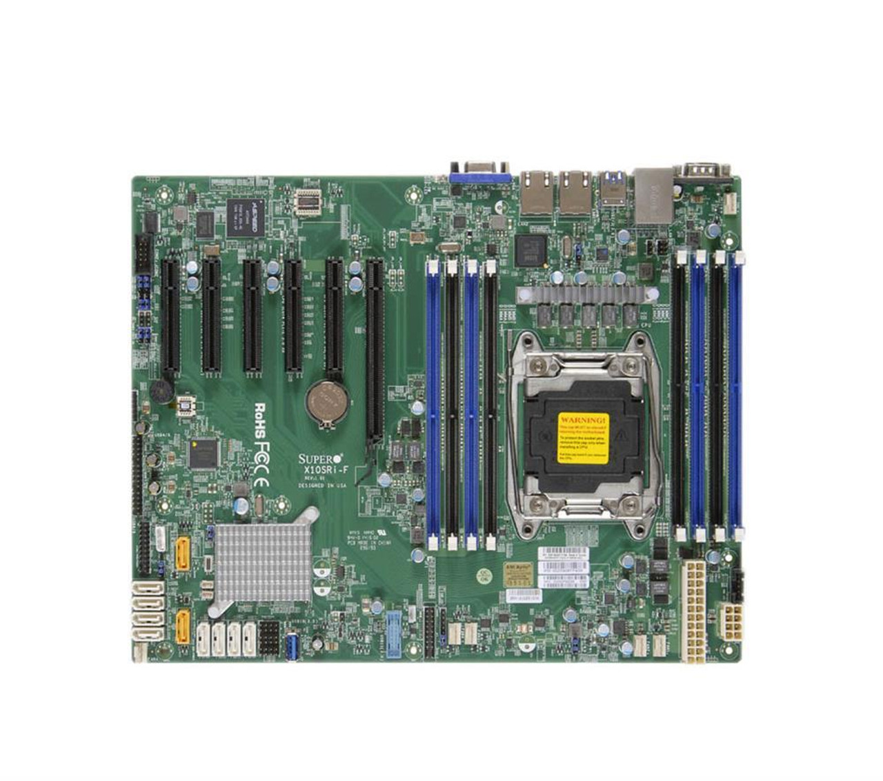 X10SRIFO SuperMicro Socket R3 LGA 2011 Xeon E5-1600 / E5-2600 v4 / v3 Intel C612 Chipset DDR4 8 x DIMM 10 x SATA 6Gbps ATX Server Motherboard (Refurbished)
