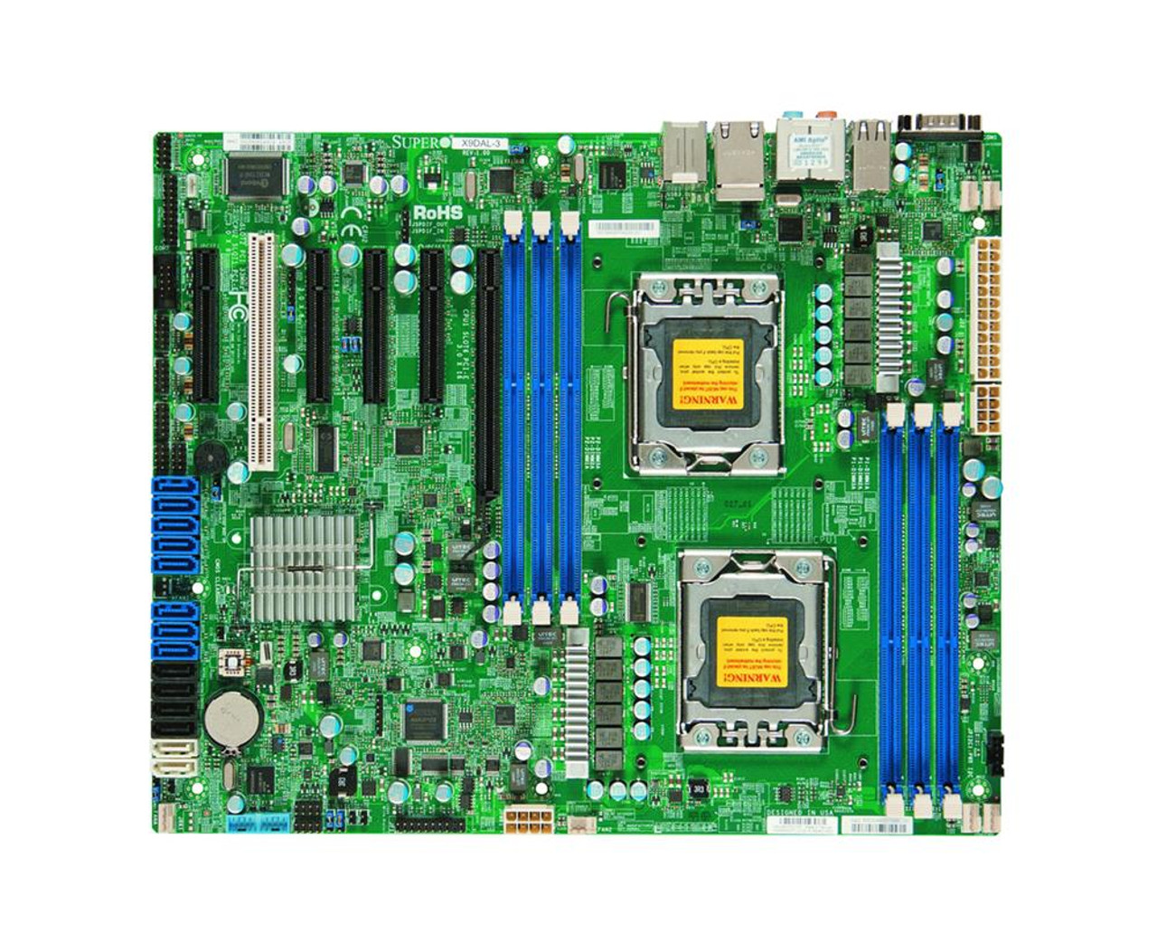 MBX9DAL3 SuperMicro X9dal-3-o LGA1356 Intel C606 DDR3 SATA3usb3.0 A2GBe  Server Motherboard (Refurbished)