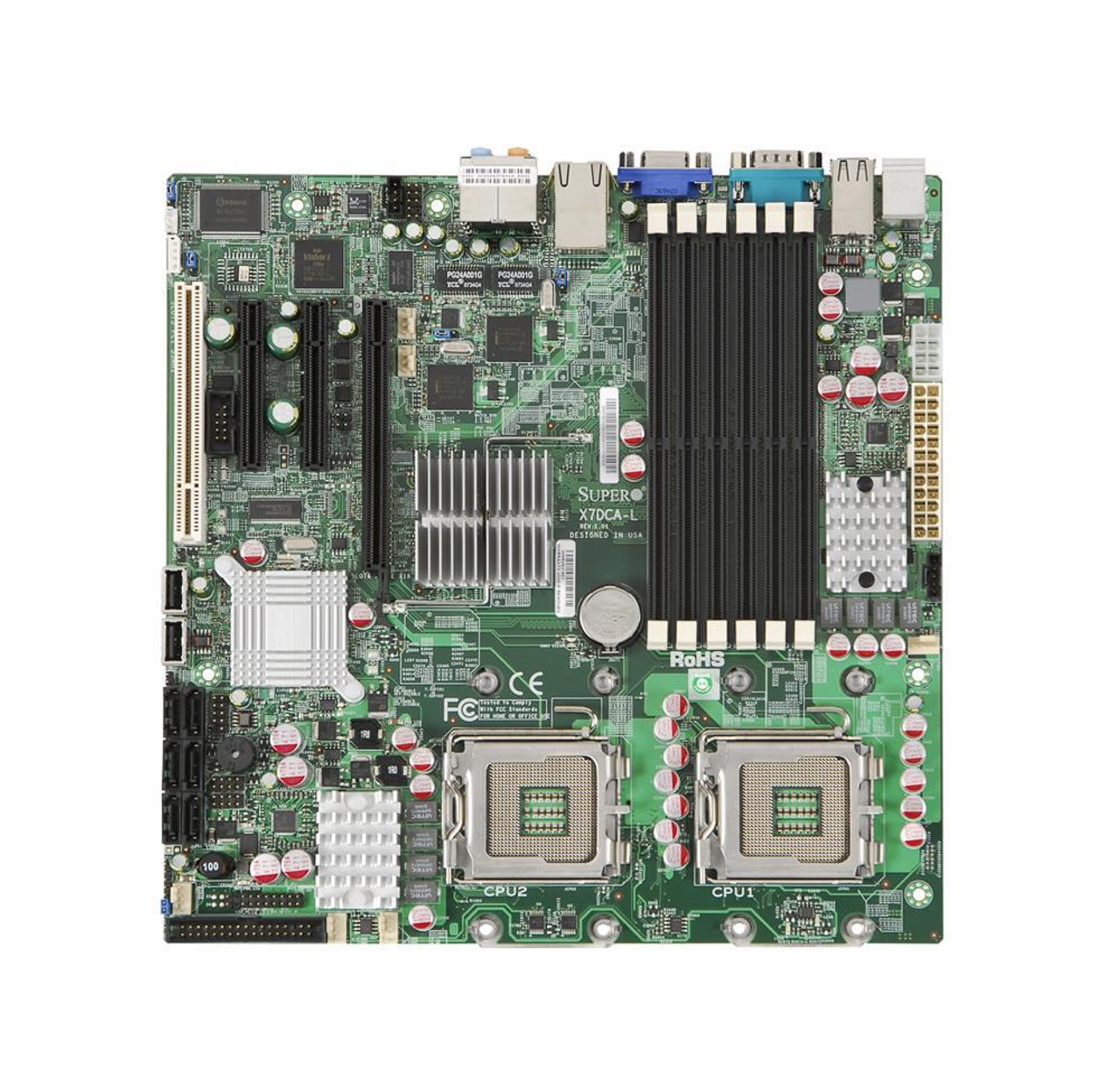 MBD-X7DCA-L-B SuperMicro X7DCA-L Socket LGA771 Intel 5100 (San Clemente) Chipset ATX Server Motherboard (Refurbished)