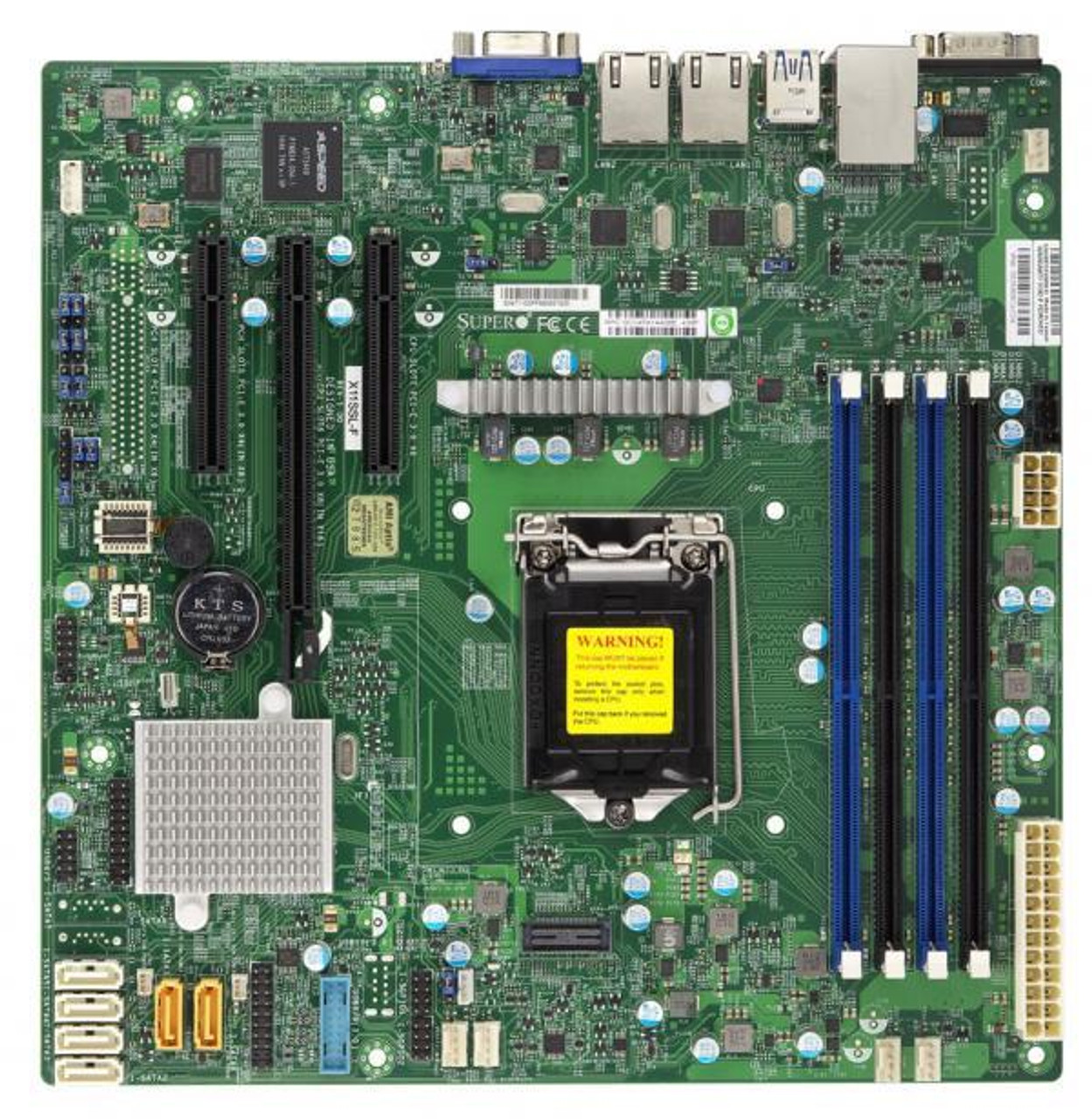 MBDX11SSLO SuperMicro X11SSL Socket H4 LGA 1151 Xeon E3-1200 v5 / v6 Intel C232 Chipset DDR4 4 x DIMM 6 x SATA 6Gbps micro-ATX Server Motherboard (Refurbished)