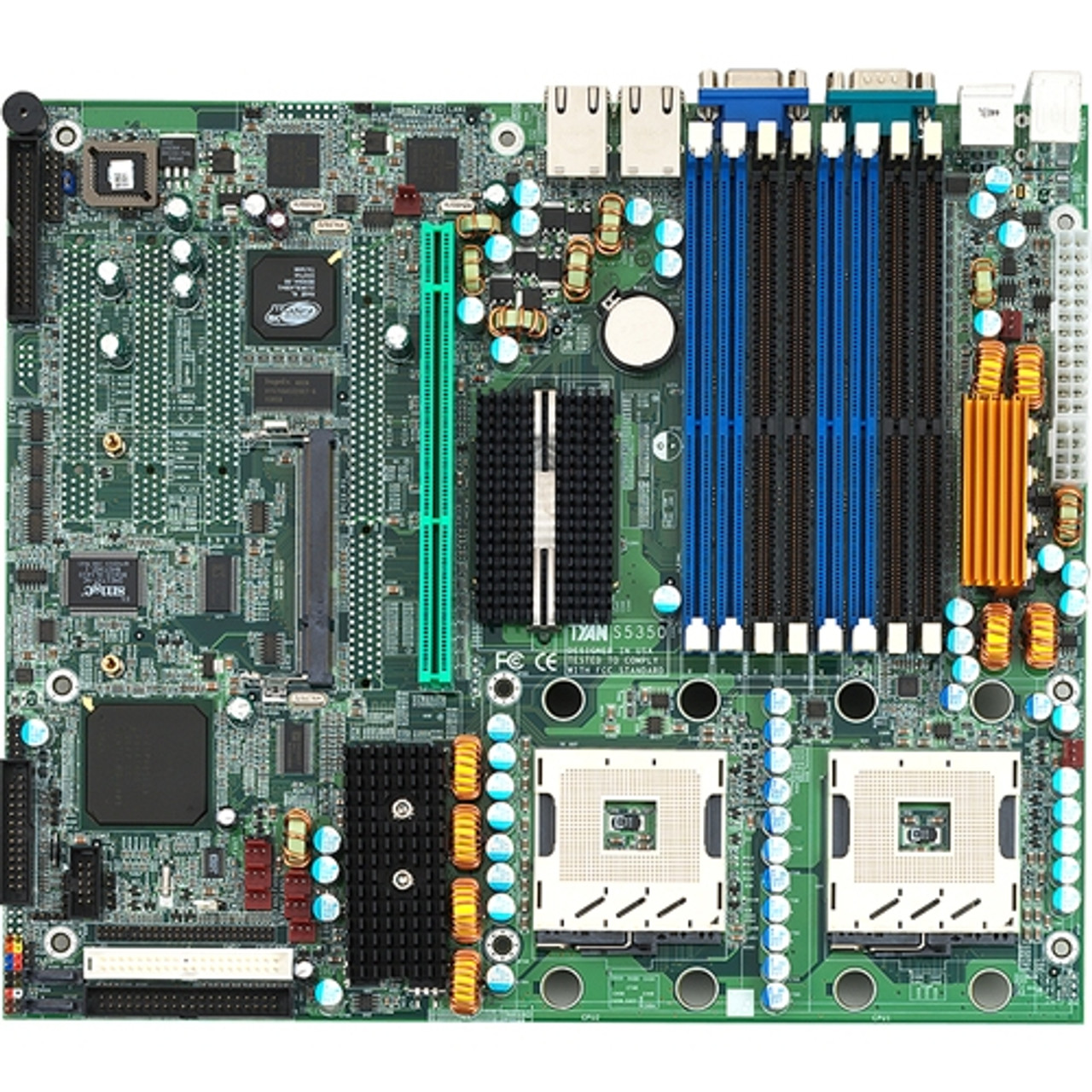 S5350G2NR-1U Tyan Tiger (S5350-1U) Server Motherboard Intel E7320 Chipset Socket PGA-604 (Refurbished)
