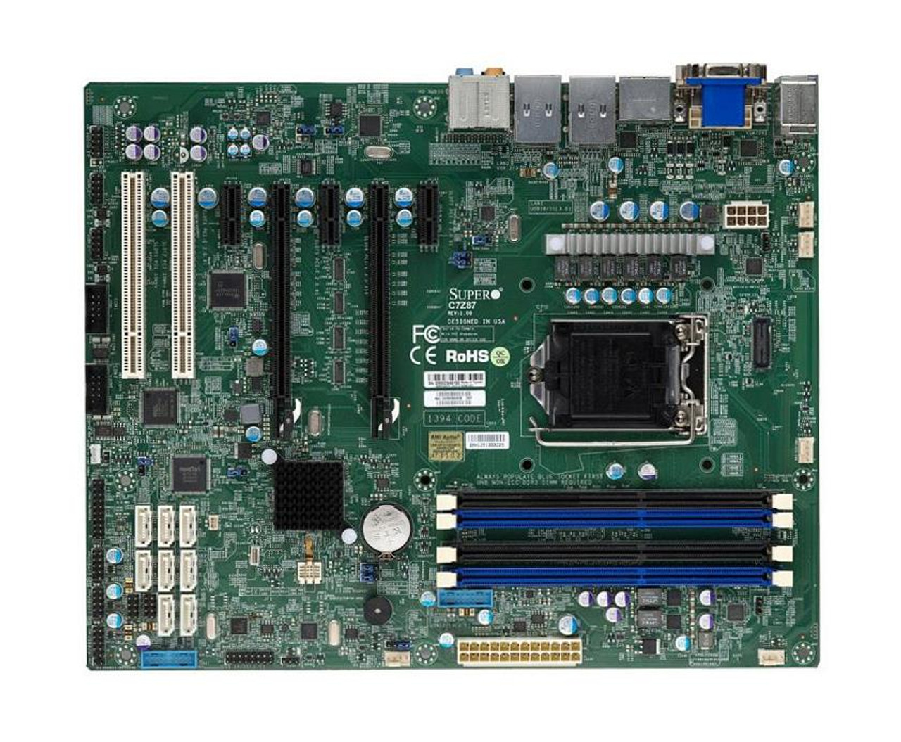 MBD-X10SAE SuperMicro X10SAE Socket LGA1150 Intel C226 Express PCH Chipset ATX Server Motherboard (Refurbished)