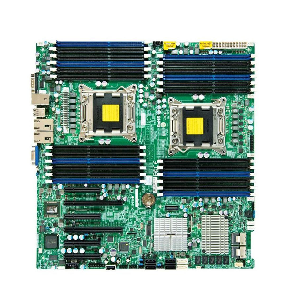 MBX9DREFB SuperMicro X9dre-tf-b Dual LGA2011 Intel C602j DDR3 SATA3 V2GBe Eatx Server Motherboard (Refurbished)