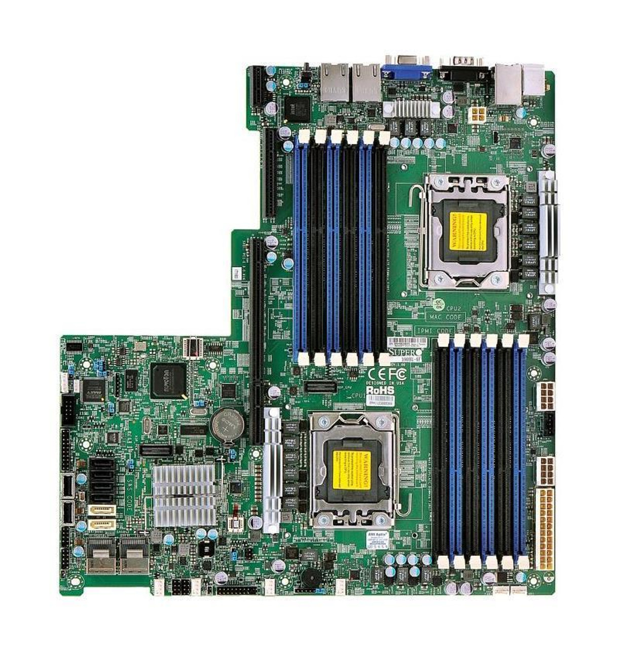 X9DBUIFB SuperMicro X9dbu If B LGA1356 Intel C602 DDR3 SATA3 V & 2GBe Proprietary Uio Server Motherboard (Refurbished)