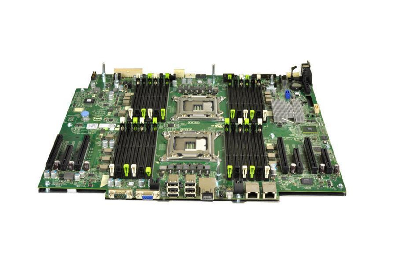 CN-0658N7 Dell System Board (Motherboard) Dual Socket LGA2011 for PowerEdge T620 Server (Refurbished)