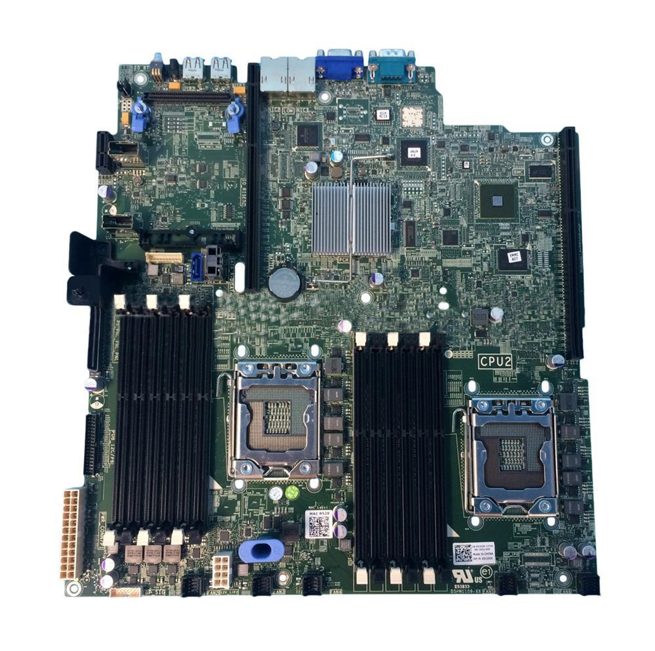 0DFFT5 Dell System Board (Motherboard) Dual Socket LGA1356 for PowerEdge R520 (Refurbished)