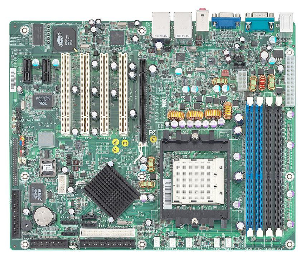 S2865G2NR Tyan Atx PGA 939 pin socket Dual DDR-400MHz PCI Express with Audio Video Gigabit Lan SATA (Refurbished)