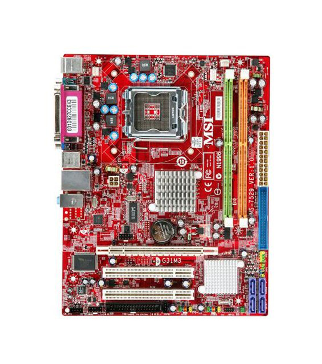 G31M3-L MSI Core-2 Quad DDR-2 Sata-Ii Matx System Bord (Refurbished)