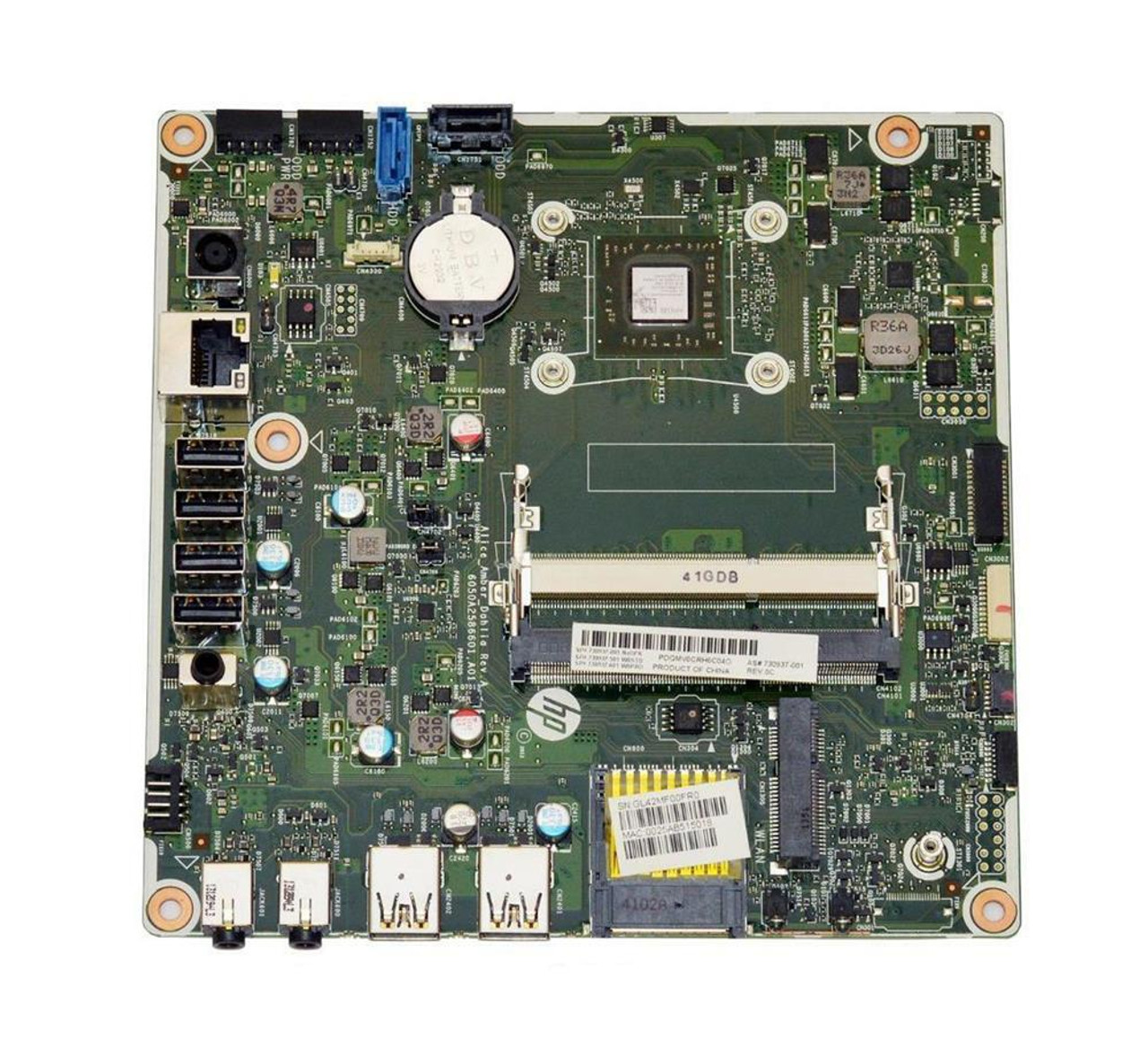 6050A2586601 HP System Board (Motherboard) With AMD A4-5000 CPU for Pavilion 23-g Series All-in-One Desktop (Refurbished)