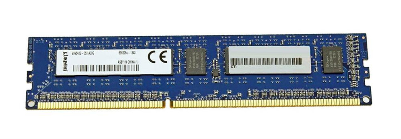Kingston 2GB PC3-12800 DDR3-1600MHz ECC Unbuffered CL11 240-Pin DIMM Single Rank Memory Module