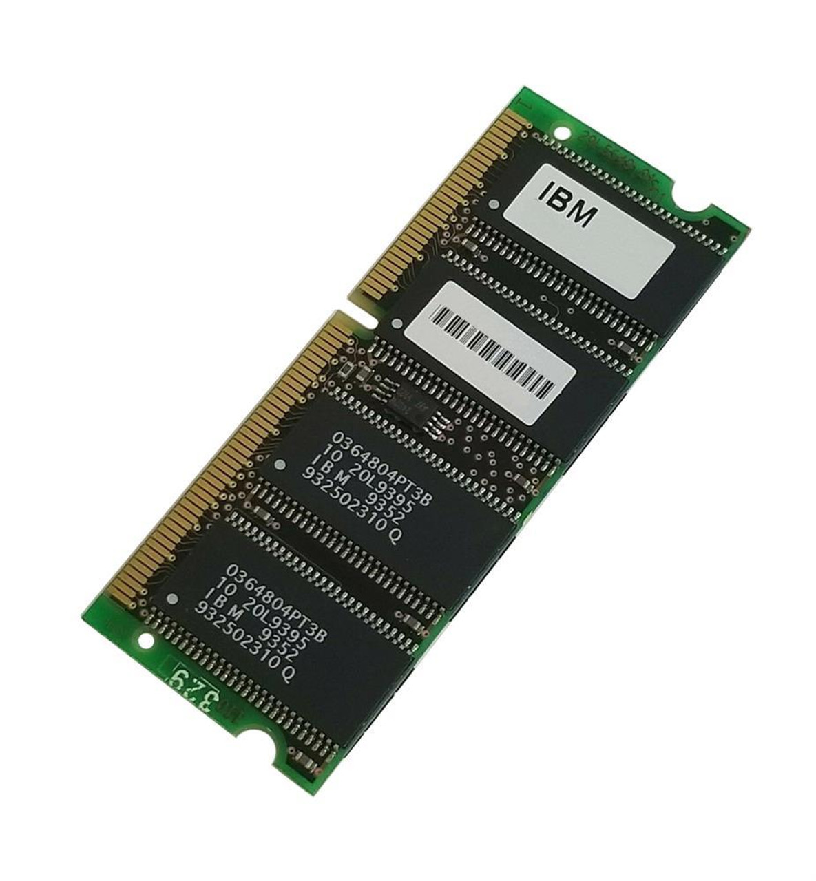 IBM 128MB PC100 100MHz ECC Unbuffered CL2 168-Pin DIMM Memory Module
