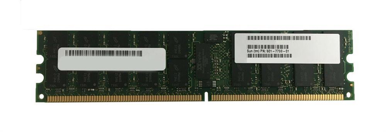Sun 4GB PC2-5300 DDR2-667MHz ECC Registered CL5 240-Pin DIMM Dual Rank Memory Module