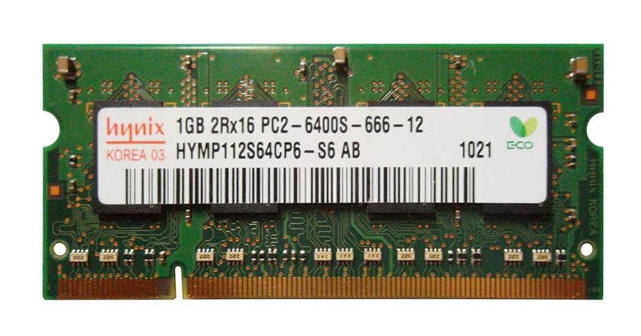 Hynix 1GB PC2-6400 DDR2-800MHz non-ECC Unbuffered 200-Pin SoDimm Dual Rank Memory MOdule