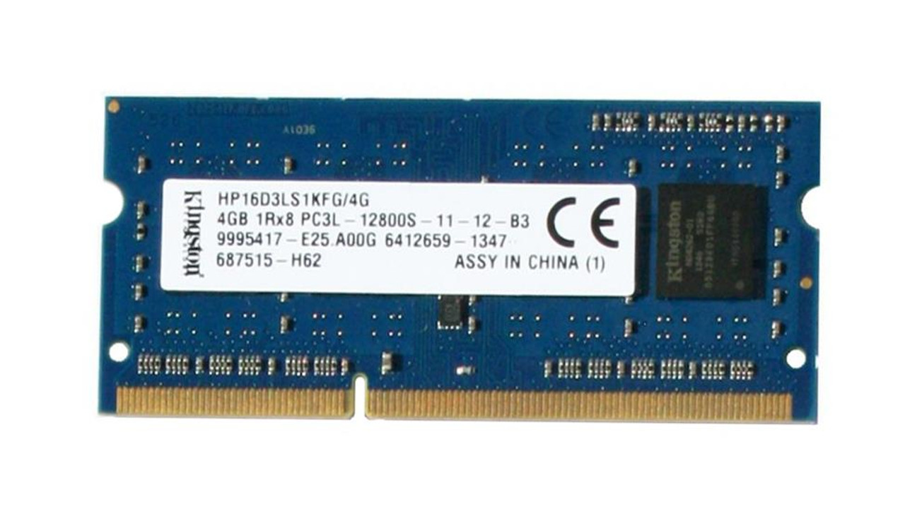 Hynix 4GB PC3-12800 DDR3-1600MHz non-ECC Unbuffered CL11 204-Pin SoDimm 1.35V Low Voltage Single Rank Memory Module