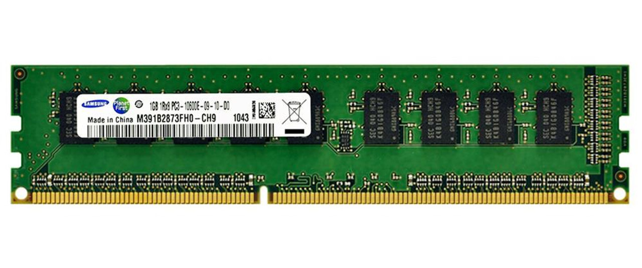 Samsung 1GB PC3-10600 DDR3-1333MHz ECC Unbuffered CL9 240-Pin DIMM Single Rank Memory Module