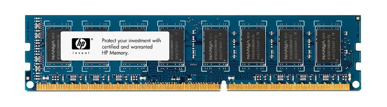HP 4GB PC3-10600 DDR3-1333MHz non-ECC Unbuffered CL9 240-Pin DIMM Dual Rank Memory Module