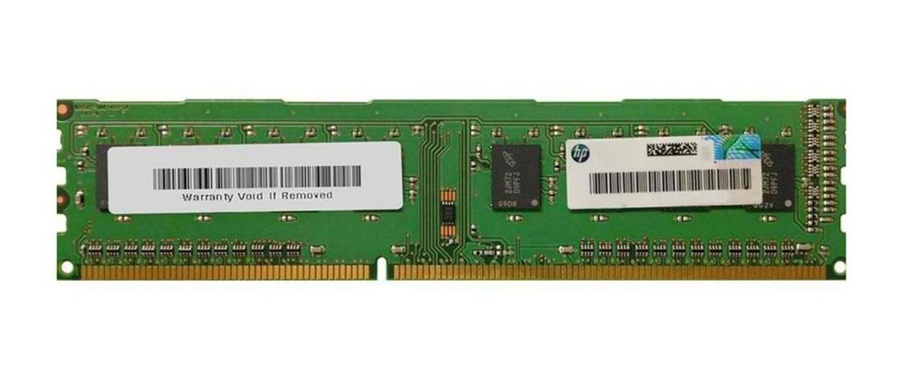 HP 2GB PC3-12800 DDR3-1600MHz ECC Unbuffered CL11 240-Pin DIMM Single Rank Memory Module