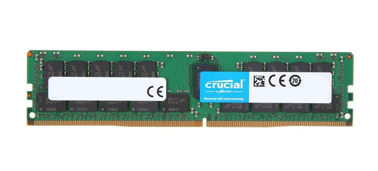 Crucial 32GB PC4-23400 DDR4-2933MHz Registered ECC CL21 288-Pin DIMM 1.2V Dual Rank Memory Module