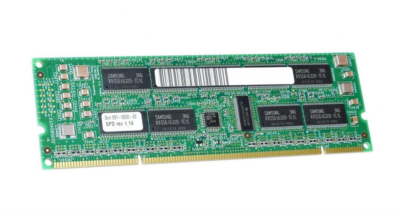 Sun 512MB PC100 100MHz ECC Registered 3.3V 7ns 232-Pin DIMM Memory Module