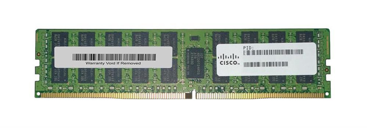 Cisco 64GB PC4-21300 DDR4-2666MHz Registered ECC CL19 288-Pin Load Reduced DIMM 1.2V Quad Rank Memory Module