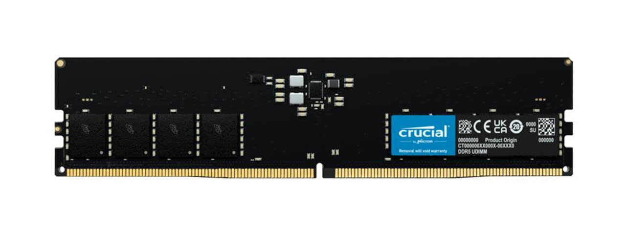 Crucial 32GB PC5-38400 DDR5-4800MHz non-ECC Unbuffered CL40 288-Pin DIMM 1.1V Dual Rank Memory Module