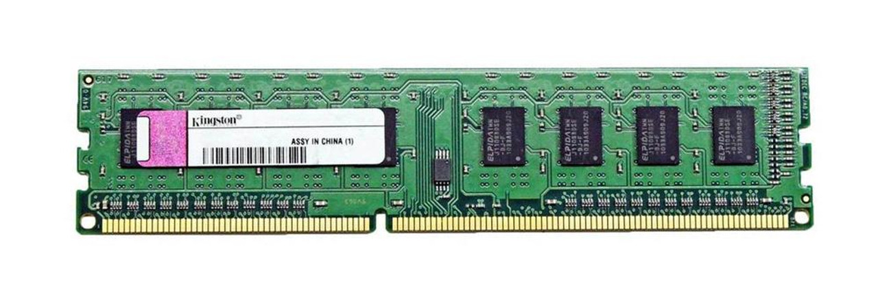 Kingston 1GB PC3-10600 DDR3-1333MHz non-ECC Unbuffered CL9 240-Pin DIMM Single Rank Memory Module