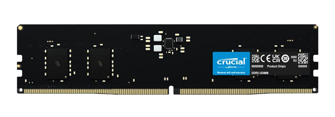 Crucial 8GB PC5-38400 DDR5-4800MHz non-ECC Unbuffered CL40 288-Pin DIMM 1.1V Single Rank Memory Module