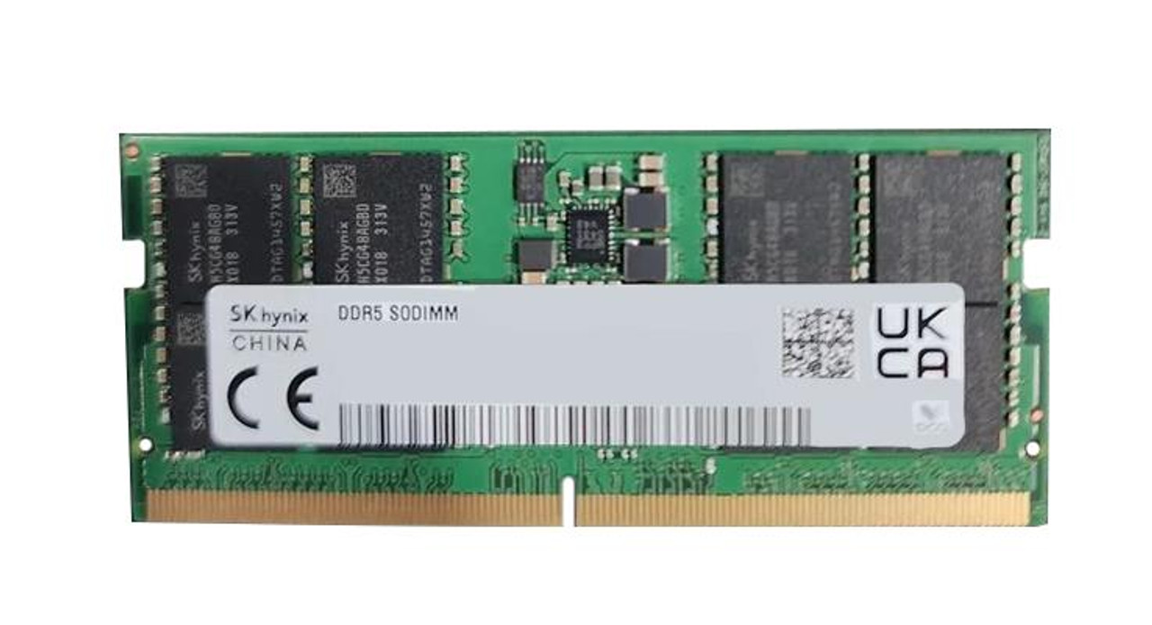 Hynix 8GB PC5-38400 DDR5-4800MHz Non-ECC Unbuffered CL40 262-Pin SoDIMM 1.1V Single Rank Memory Module