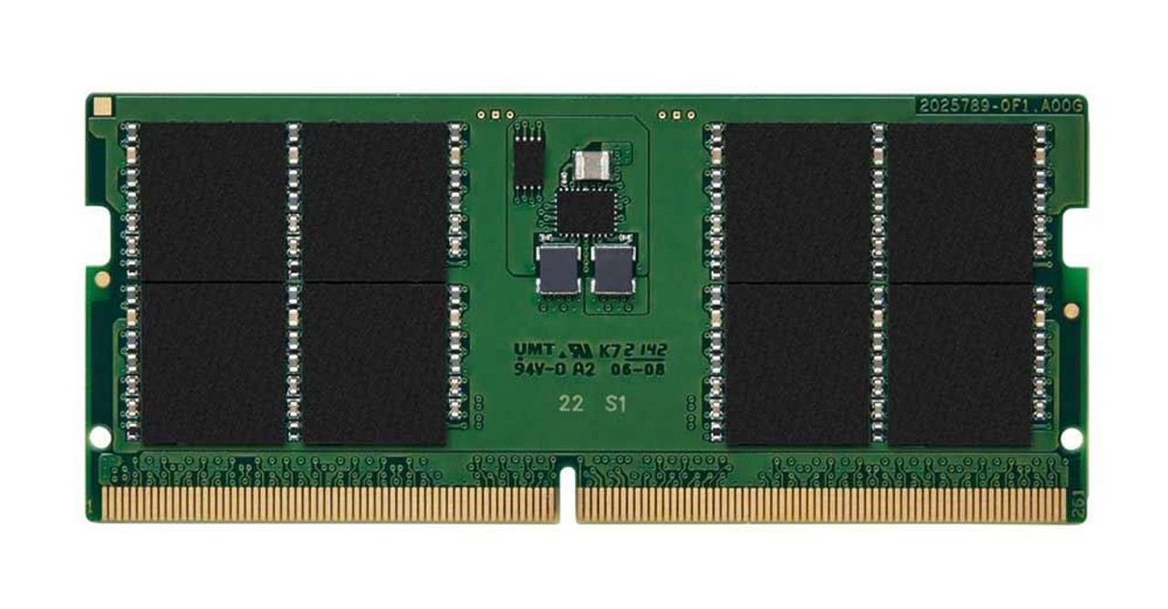 Kingston 32GB PC5-41600 DDR5-5200MHz Non-ECC Unbuffered CL42 262-Pin SoDIMM 1.1V Dual Rank Memory Module