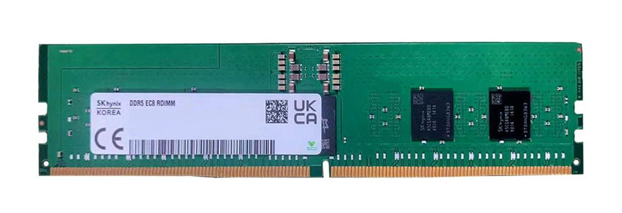 Hynix 16GB PC5-38400 DDR5-4800MHz ECC Registered CL40 288-pin RDIMM 1.1V Single Rank Memory Module