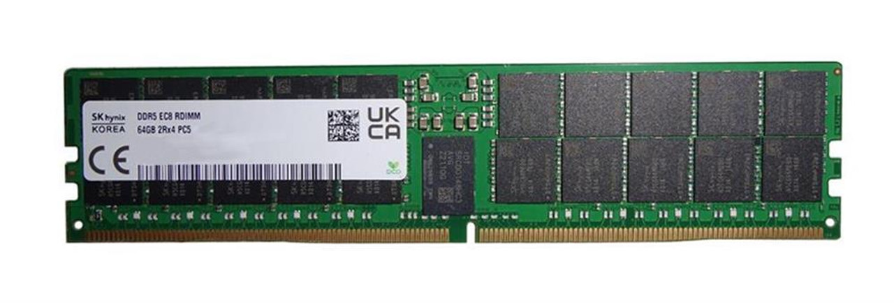 Hynix 64GB PC5-38400 DDR5-4800MHz ECC Registered CL40 288-Pin RDIMM 1.1V Dual Rank Memory Module