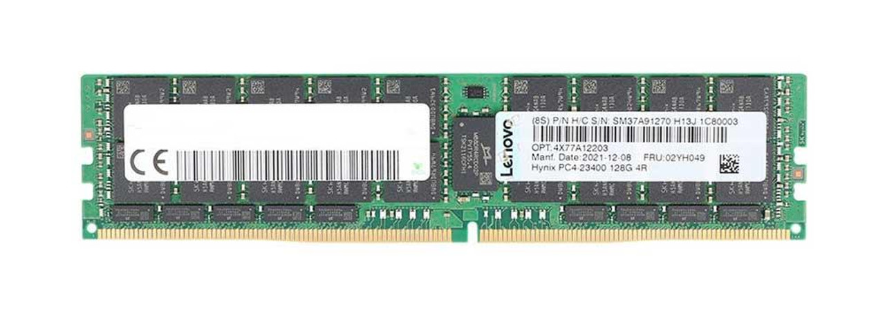 Lenovo 128GB PC4-23400 DDR4-2933MHz Registered ECC CL21 288-Pin DIMM 1.2V Quad Rank Memory Module