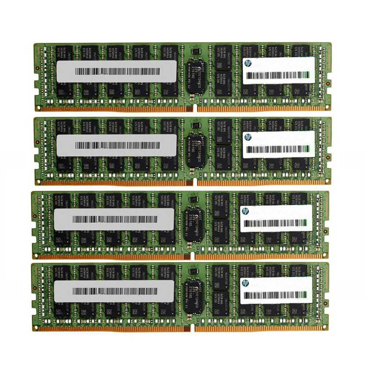 HP 256GB Kit (4 X 64GB) PC4-23400 DDR4-2933MHz Registered ECC CL21 288-Pin DIMM 1.2V Dual Rank Memory Module