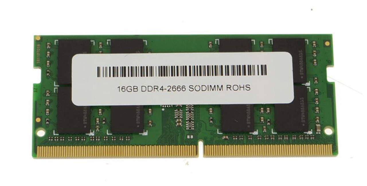 Dell 16GB PC4-21300 DDR4-2666MHz Non-ECC Unbuffered CL19 260-Pin SoDIMM 1.2V Dual Rank Memory Module