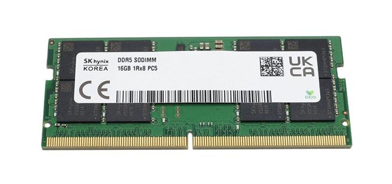 Hynix 16GB PC5-38400 DDR5-4800MHz Non-ECC Unbuffered CL40 262-Pin SoDIMM 1.1V Single Rank Memory Module