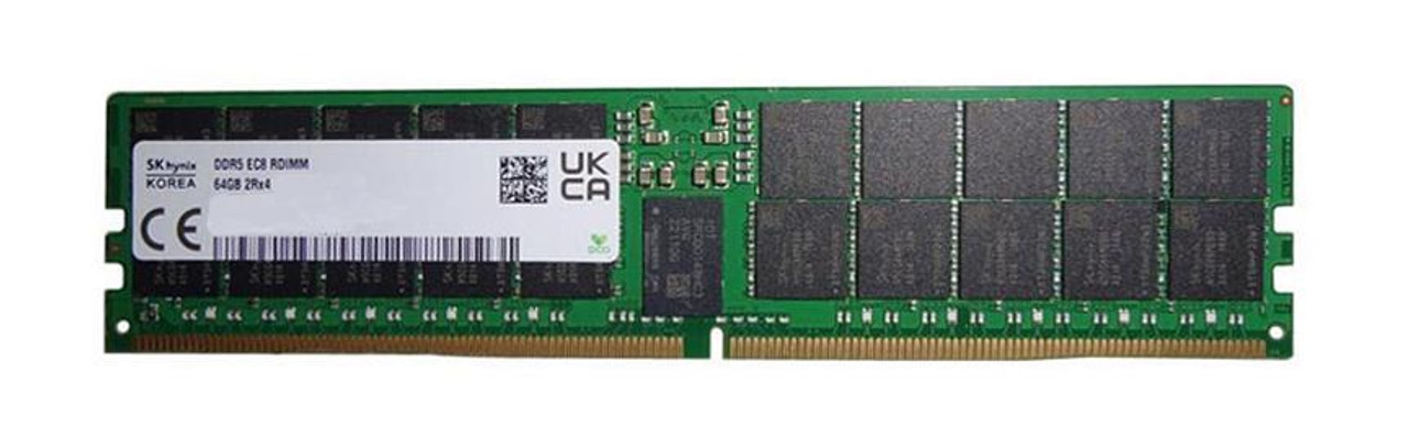 Hynix 64GB PC5-38400 DDR5-4800MHz ECC Registered CL40 288-Pin RDIMM 1.1V Dual Rank Memory Module