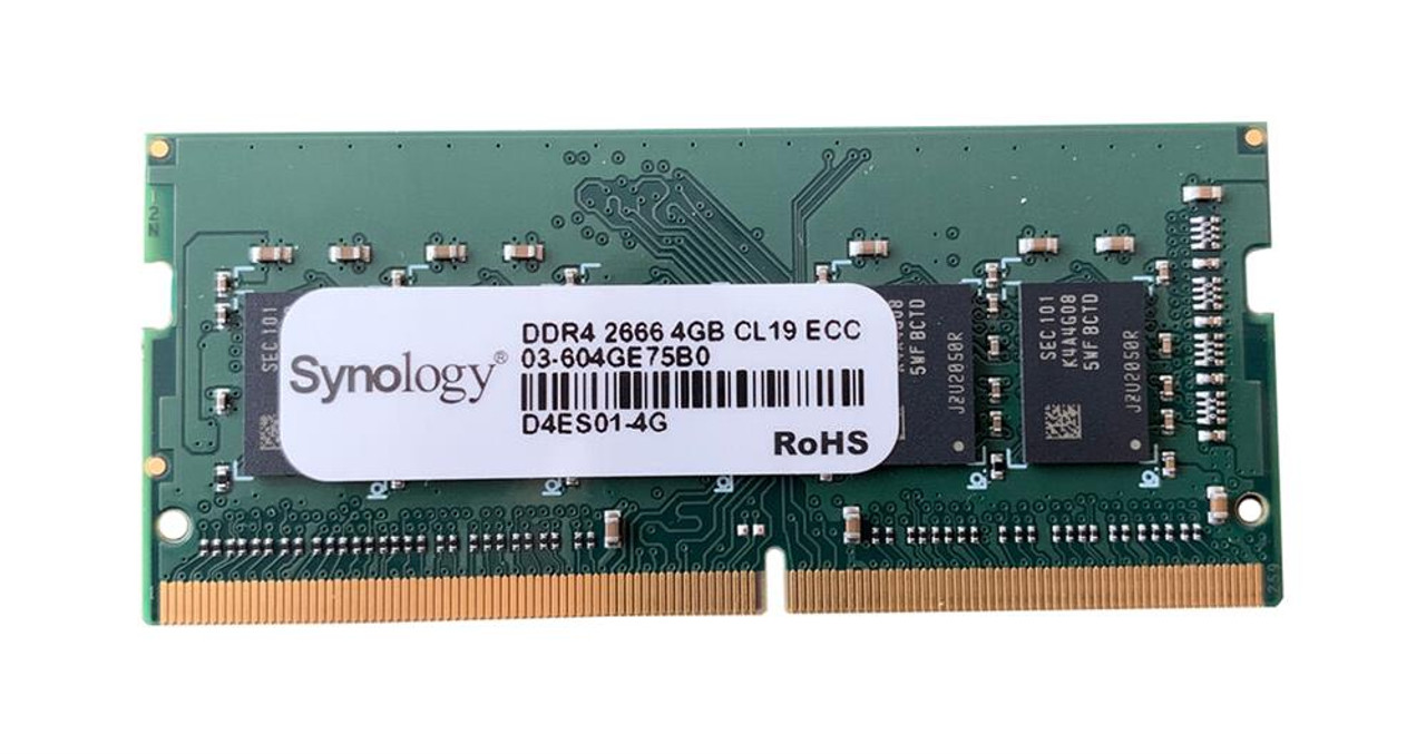 Synology Inc DDR4 ECC UNBUFFERED SODIMM 4GB