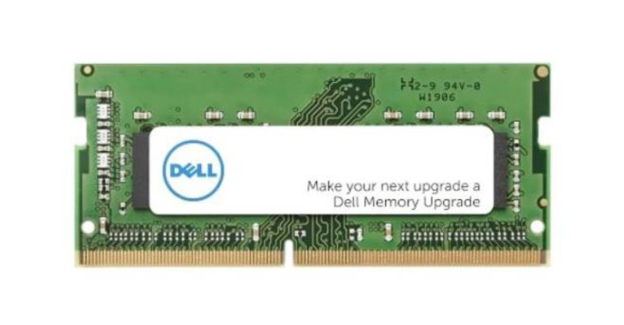 Dell 1GB PC3-10600 DDR3-1333MHz Non-ECC Unbuffered CL9 204-Pin SoDIMM 1.5V Single Rank Memory Module