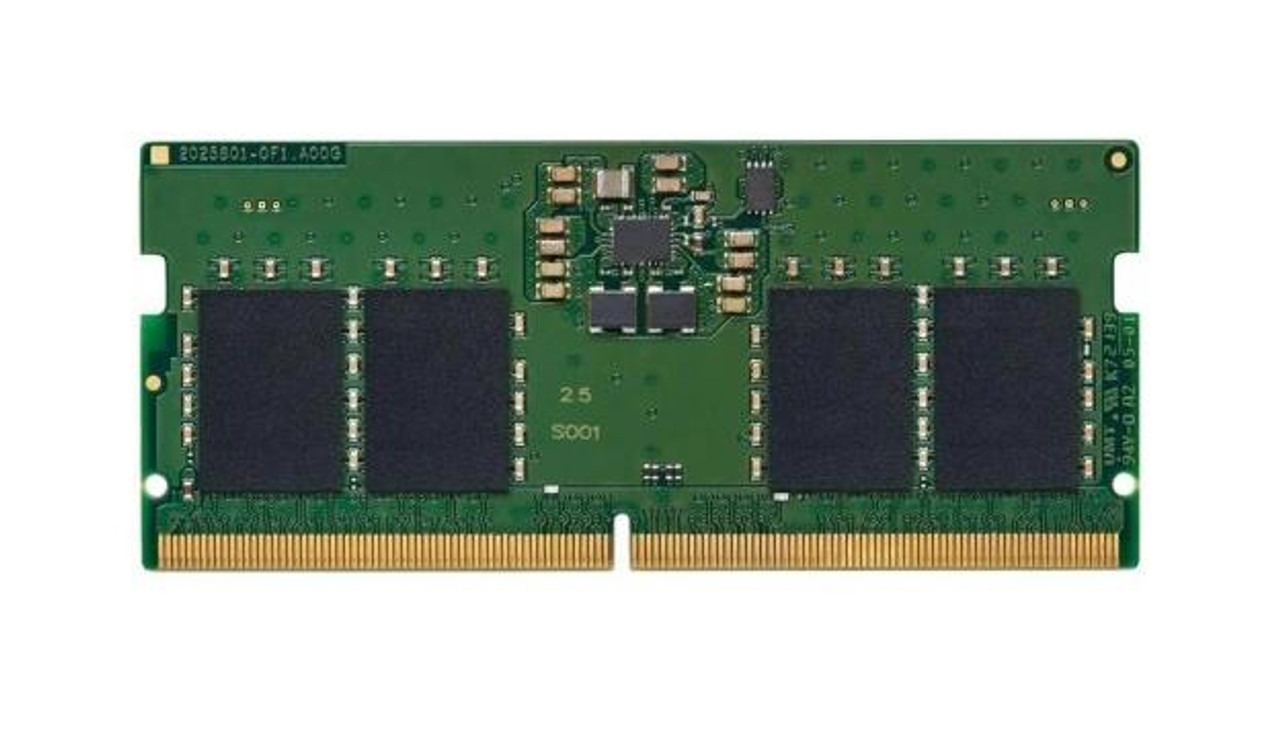 Kingston 8GB PC5-41600 DDR5-5200 MHz Non-ECC Unbuffered CL42 262-Pin SoDIMM 1.1V Single Rank Memory Module